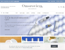 Tablet Screenshot of omorovicza.com
